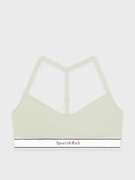 Sporty & Rich Other - SPORTY & RICH SERIF LOGO SPORTS BRALETTE